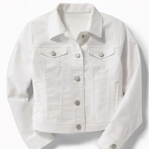 Old Navy White Denim Jacket